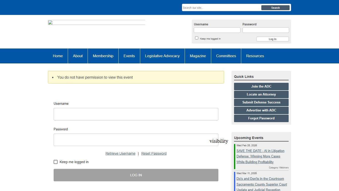 Association of Defense Counsel of Northern California and Nevada